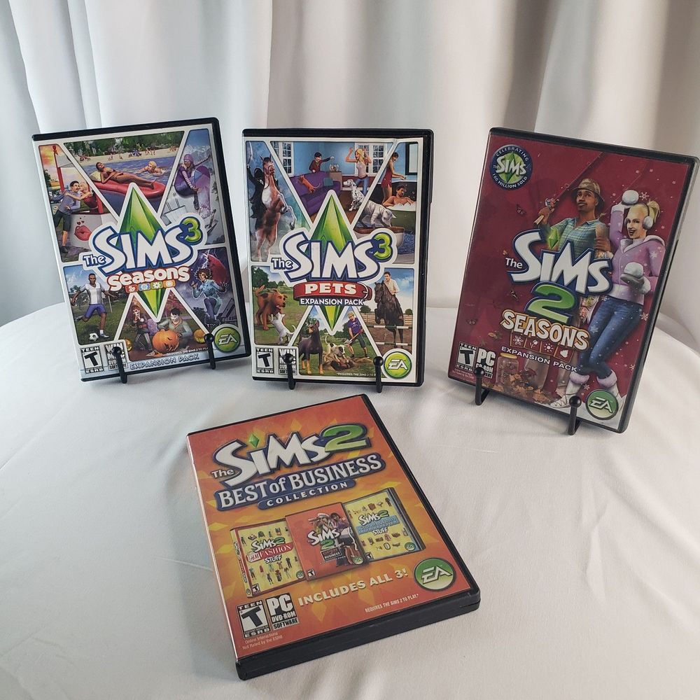 Sims Lot of 4 Season 2 and Season 3 preowned
